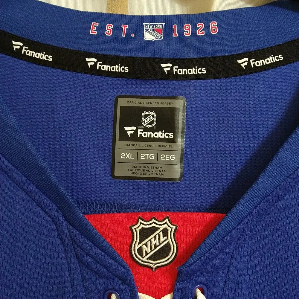 New York Rangers Fanatics NHL Women's Jersey Size 2XL - Picture 2 of 5